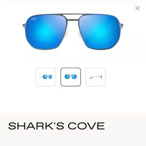 Maui Jim Shark’s Cove unisex aviator sunglasses